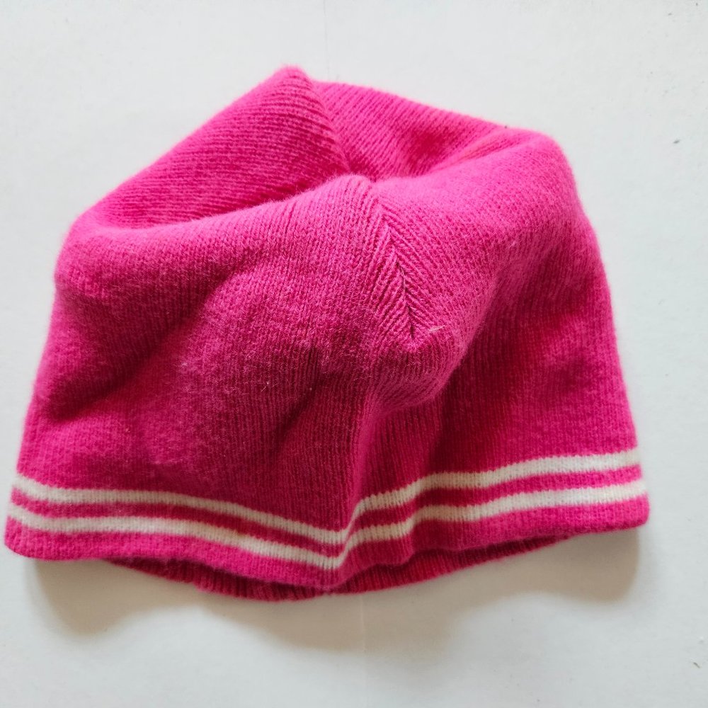 Pink winter hat